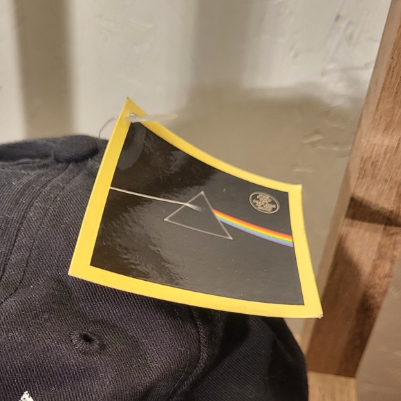 NWT Vintage Pink Floyd Dark Side Of The Moon Adjustable Hat Cap distressed - Picture 6 of 14